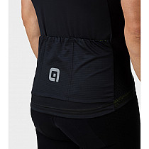 Веломайка мужская ALE MAGLIA MC / SS JERSEY LOGO PR-S NERO/BLACK